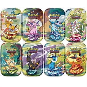 Prismatic Evolutions - Mini Tin Display - Pokemon TCG (8 in Total) (Display)